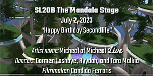 Micheal LIVE at the Second Life Official 20th Birthday Party